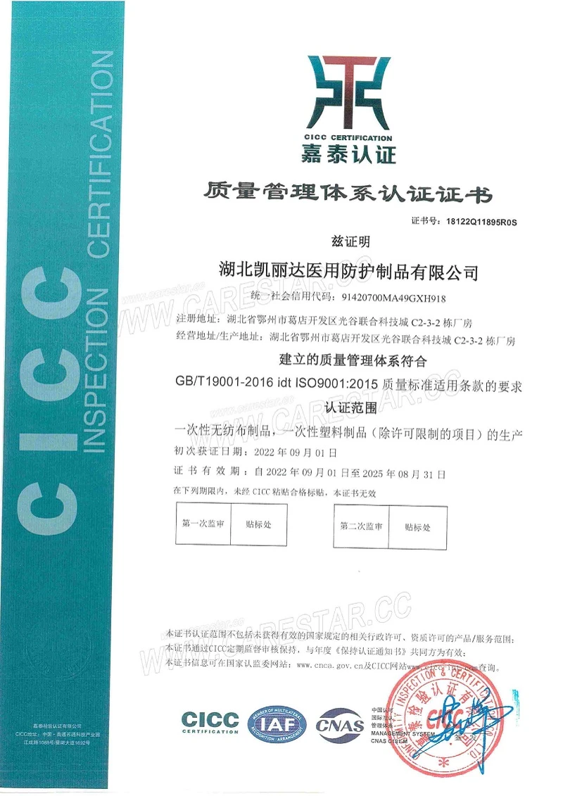 CERTIFICATES